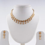 22C Gold Dubai Necklace Set
